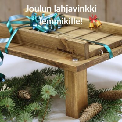 Taso irroitettavilla jaloilla ja kulkusilta